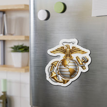 Load image into Gallery viewer, Die-Cut Magnet - Emblem - USMC - Eagle Globe Anchor - 3d enhanced
