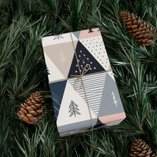 Load image into Gallery viewer, Gift Wrap Paper — Minimalist Scandinavian geometric pattern