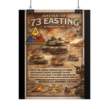Load image into Gallery viewer, Rolled Posters - Battle of 73 Easting - 3rd Armored Division