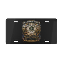 Load image into Gallery viewer, License Plate - 18th Infantry Division - Division Collage - 3D - Enhanced