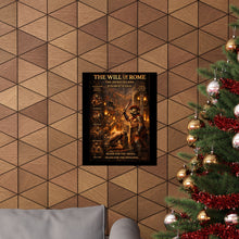 Load image into Gallery viewer, Gladiator Battle Matte Poster — "The Will of Rome" Vertical Art Print