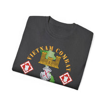 Load image into Gallery viewer, Unisex Ultra Cotton Tee - Vietnam Combat Veteran w 20th Engineer Brigade SSI - Dong Tam X 300