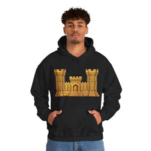 Load image into Gallery viewer, Hoodie – Amy Corps of Engineers Branch Insignia - 3D - Enhanced