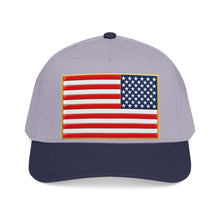 Load image into Gallery viewer, Mid Profile Baseball Cap - Flag - United States - 3D - Enhanced