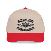 Load image into Gallery viewer, Mid Profile Baseball Cap - USCG - Cutterman - Enlisted w txt - 3D - Enhanced