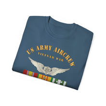 Load image into Gallery viewer, Unisex Ultra Cotton Tee - Army - US Army AirCrew - Air Crew Badge - Vietnam - Combat Veteran VN SVC X 300