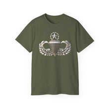 Load image into Gallery viewer, Unisex Ultra Cotton Tee - Army - Master Airborne Badge - No Txt - 3D X 300