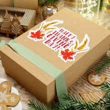 Load image into Gallery viewer, Kiss-Cut Stickers - Happy Thanksgiving Day