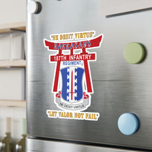 Load image into Gallery viewer, Kiss-Cut Vinyl Decals - Army - 187th Infantry Regiment - Torii, Rakkasans, Let Valor Not Fail, English, Latin X 300