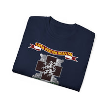Load image into Gallery viewer, Unisex Ultra Cotton Tee - Army - 130th Station Hospital - Ribbon - DUI X 300