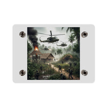 Load image into Gallery viewer, Acrylic Wall Art Panel - Vietnam Village Helicopter Assault