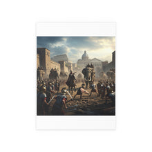 Load image into Gallery viewer, Indoor and Outdoor Silk Posters - Hannibal Battling the Roman Legions as he Enters Rome