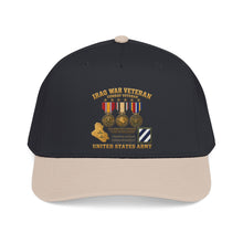 Load image into Gallery viewer, Mid Profile Baseball Cap - Army - Iraq War Veteran - 3rd Infantry Division - 3D - Enhanced