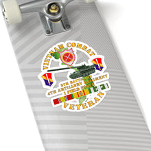 Load image into Gallery viewer, Kiss-Cut Stickers - Vietnam Combat Vet - 8th Bn 4th Artillery - I Field Force w M107