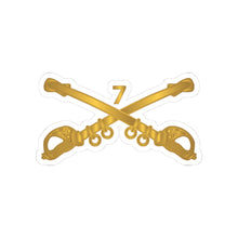 Load image into Gallery viewer, Kiss-Cut Stickers - Army - 7th Cavalry Branch wo Txt X 300