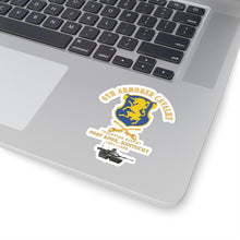 Load image into Gallery viewer, Kiss-Cut Stickers - Army - 6th ACR w Cav Br Ft Knox Kentucky - 1981-1985 w M1 Green X 300
