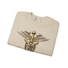 Load image into Gallery viewer, Crewneck Sweatshirt - Army Medical Service Corps (MS) Branch Insignia - 3D - Enhanced