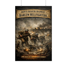 Load image into Gallery viewer, Rolled Posters - 369th Infantry Regiment - Assault across No Man's Land - WWI - Poster