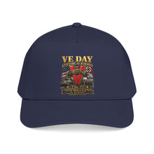 Load image into Gallery viewer, Mid Profile Baseball Cap - Army - VE Day - Victory in Europe Day - End of WWII - 3D - Enhanced
