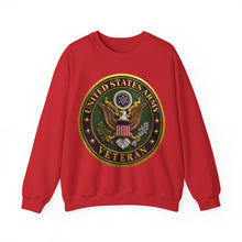 Load image into Gallery viewer, Crewneck Sweatshirt - Army - US Army Veteran - 3D - Enhanced