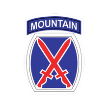 Load image into Gallery viewer, Kiss-Cut Stickers - SSI - 10th Mountain Division X 300