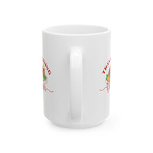 Load image into Gallery viewer, White Ceramic Mug - 11oz & 15oz - Thanksgiving Dinner