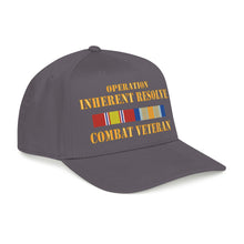 Load image into Gallery viewer, Mid Profile Baseball Cap - Opn Inherent Resolve (OIR) SVC Bar - Combat Veteran - DTF