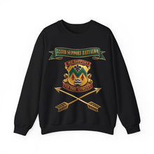 Load image into Gallery viewer, Crewneck Sweatshirt - 528th Support Bn - DUI - Ribbon - Branch - 3D - Enhanced