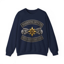 Load image into Gallery viewer, Crewneck Sweatshirt - USCG - Boarding Officer w txt - 3D - Enhanced