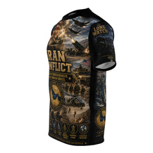 Load image into Gallery viewer, Iran Conflict Military Tribute Tee – "Strength Through Resolve, Honor Through Service"