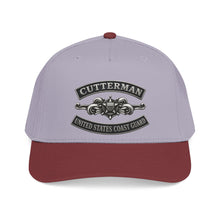 Load image into Gallery viewer, Mid Profile Baseball Cap - USCG - Cutterman - Enlisted w txt - 3D - Enhanced