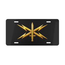 Load image into Gallery viewer, License Plate - Army Cyber Corps Branch Insignia - 3D - Enhanced