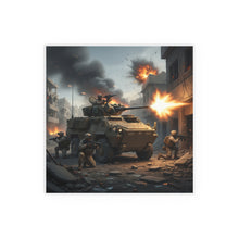 Load image into Gallery viewer, Indoor and Outdoor Silk Posters - Marine LAV in support of the 2nd Battle of Fallujah