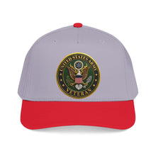 Load image into Gallery viewer, Mid Profile Baseball Cap - Army - US Army Veteran - 3D - Enhanced