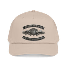Load image into Gallery viewer, Mid Profile Baseball Cap - USCG - Expeditionary Warfare Specialist w txt - 3D - Enhanced