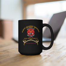 Load image into Gallery viewer, Black Mug 15oz - United States Marine Corps - Marine Aviation Logistics Squadron 39 - MALS 39 - Magicians - Kidd - Mug