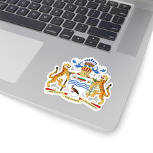 Load image into Gallery viewer, Kiss-Cut Stickers - COA - Coat of Arms of Guyana wo Txt X 300