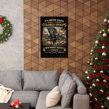 Load image into Gallery viewer, Matte Poster - Honoring the 5th USCT at New Market Heights- Poster