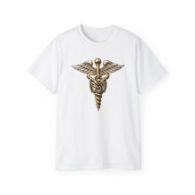 Load image into Gallery viewer, Unisex Ultra Cotton Tee - Army Medical Service Corps (MS) Branch Insignia - 3D - Enhanced