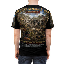 Load image into Gallery viewer, Seminole Wars (1817–1858) Tribute Tee - "Three Separate Wars Against One Proud People"