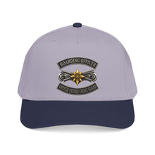 Load image into Gallery viewer, Mid Profile Baseball Cap - USCG - Boarding Officer w txt - 3D - Enhanced
