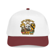 Load image into Gallery viewer, Mid Profile Baseball Cap - Army - 8th Cavalry (Air Cav) - 1st Cav Division w VN SVC - 3D - Enhanced
