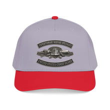 Load image into Gallery viewer, Mid Profile Baseball Cap - USCG - Expeditionary Warfare Specialist w txt - 3D - Enhanced