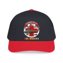 Load image into Gallery viewer, Mid Profile Baseball Cap - Army - 57th Medical Co - Original Dustoff - Vietnam w VN SVC - 3D - Enhanced