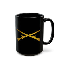Load image into Gallery viewer, Black Mug (15oz) - Army - Infantry Branch wo Txt X 300