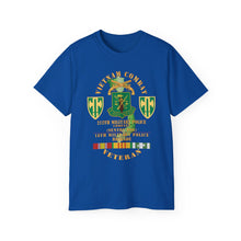 Load image into Gallery viewer, Unisex Ultra Cotton Tee - Army - Vietnam Combat Veteran w 212th Military Police Company - 18th MP Bde SSI - VN SVC X 300