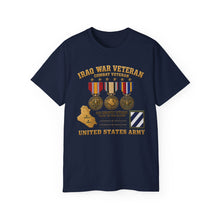 Load image into Gallery viewer, Unisex Ultra Cotton Tee - Army - Iraq War Veteran - 3rd Infantry Division - 3D - Enhanced
