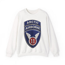 Load image into Gallery viewer, Crewneck Sweatshirt - 11th Airborne Division w Arctic Tab wo txt - 3D - Enhanced