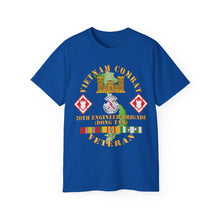 Load image into Gallery viewer, Unisex Ultra Cotton Tee - Vietnam Combat Veteran w 20th Engineer Brigade SSI - Dong Tam X 300
