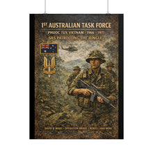 Load image into Gallery viewer, Posters - SAS patrolling the jungle in Vietnam